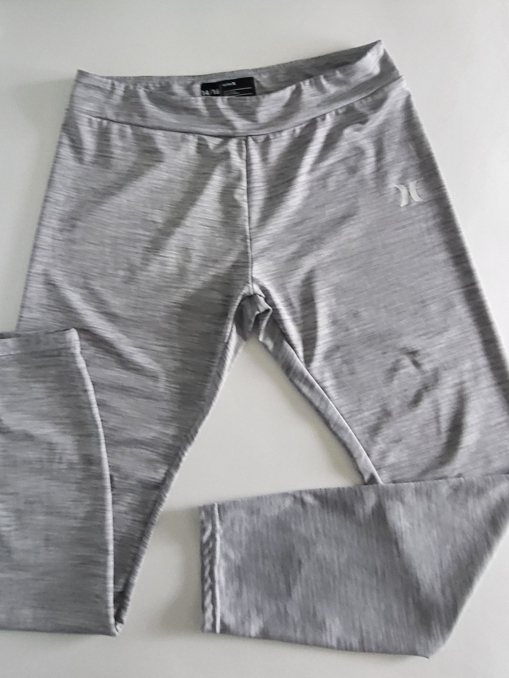 Hurley Light Gray Girls' Performance Leggings